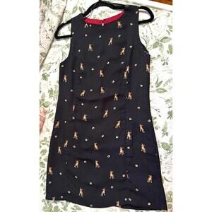 Atmosphere -  Dog Print Mini Shift Dress – US 4